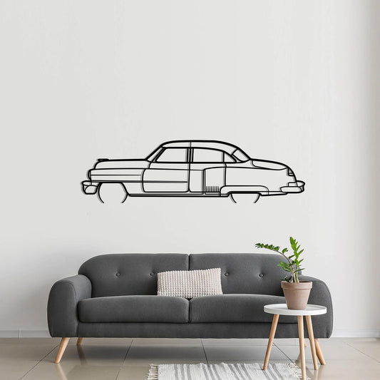 1950 Cadillac Fleetwood Sixty Special Metal Silhouette Metal Wall Art