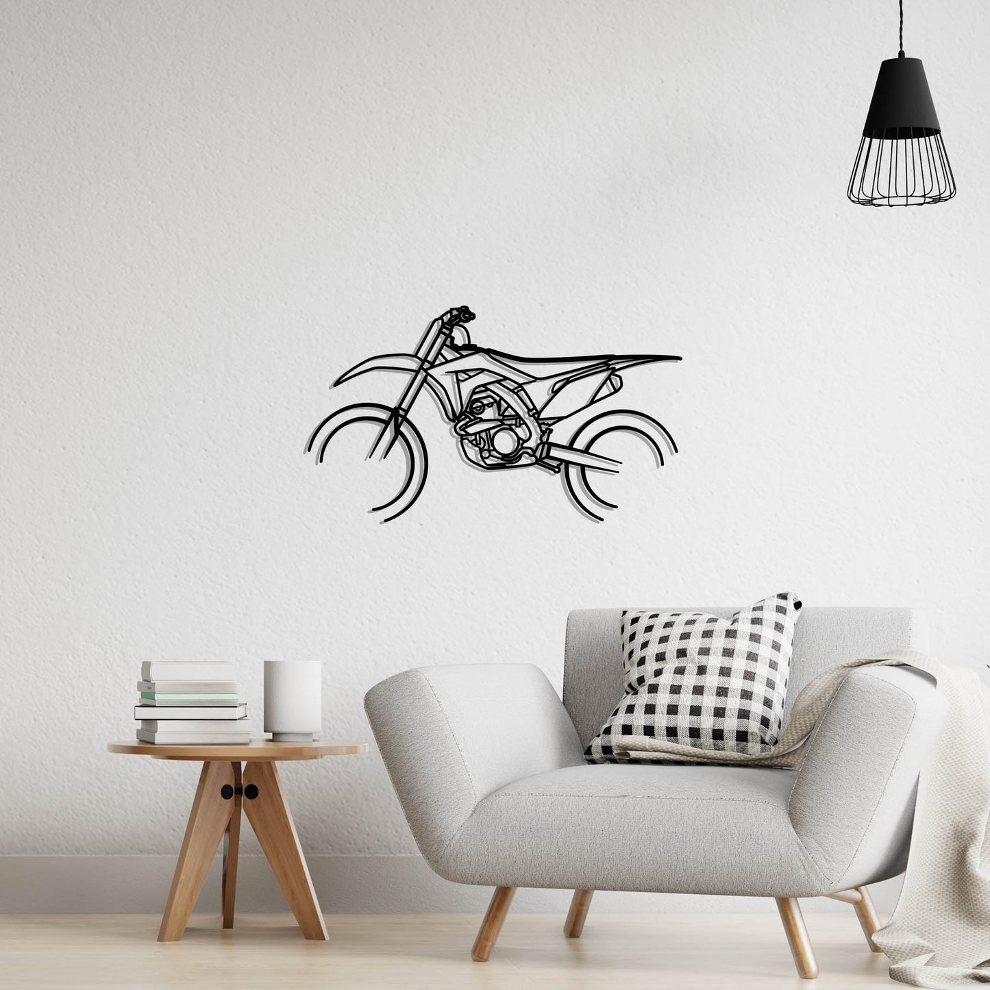 2018 Honda CRF 250R Metal Silhouette Metal Wall Art