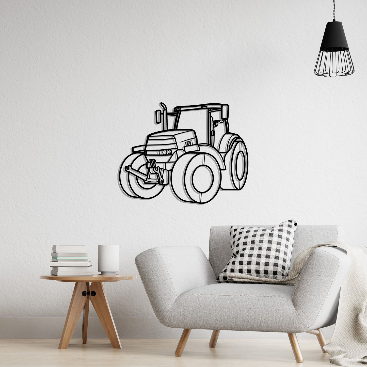 2013 Case IH Puma 230 Diagonal Metal Silhouette Metal Wall Art