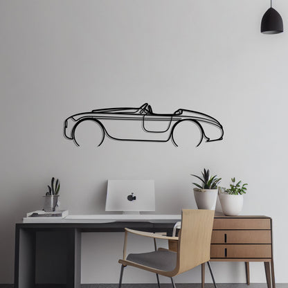 Ferrari 166 MM Metal Silhouette Metal Wall Art