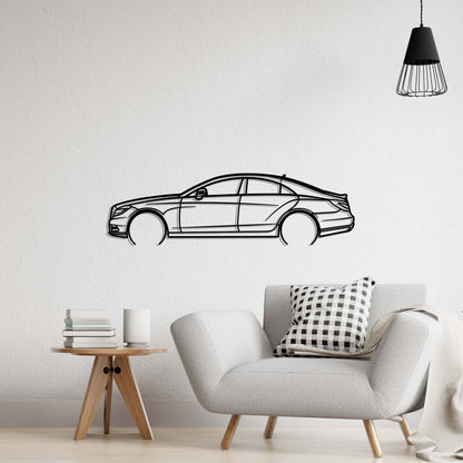 2013 Mercedes-Benz CLS 550 Metal Silhouette Metal Wall Art