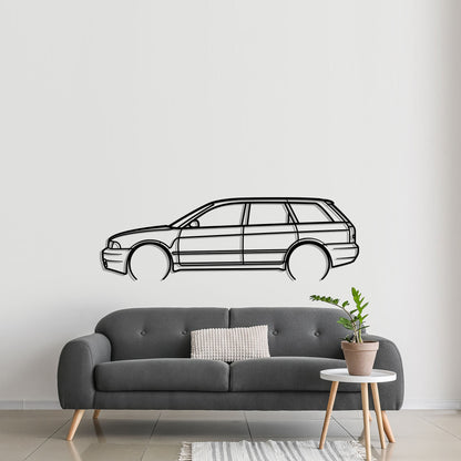 Audi S4 B5 Metal Silhouette Metal Wall Art