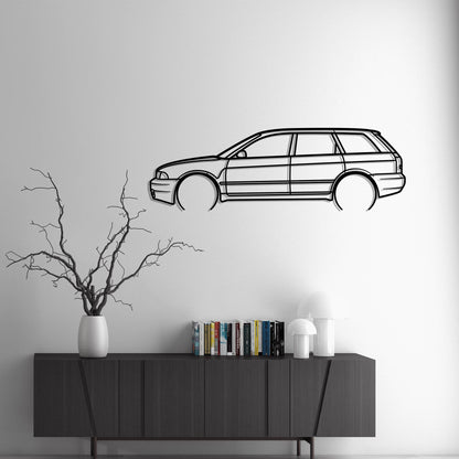 Audi S4 B5 Metal Silhouette Metal Wall Art