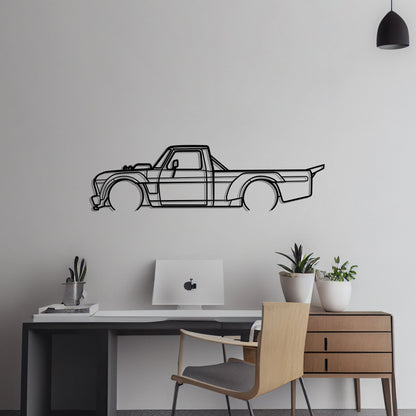 Ford F-150 Hoonitruck Metal Silhouette Metal Wall Art