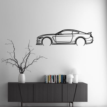 2018 Ford Mustang Shelby GT350 Metal Silhouette Metal Wall Art