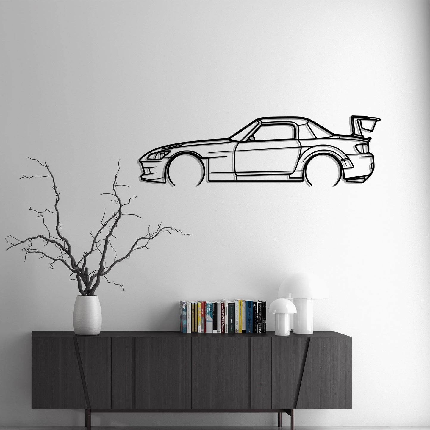 Honda S2000 GT1 Metal Silhouette Metal Wall Art