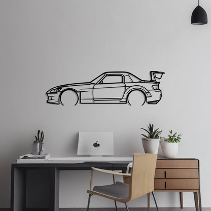 Honda S2000 GT1 Metal Silhouette Metal Wall Art