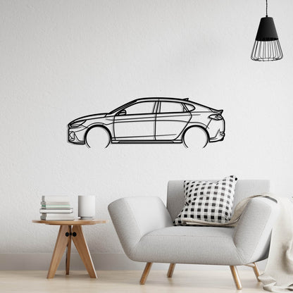 2022 Hyundai i30 Fastback N Metal Silhouette Metal Wall Art