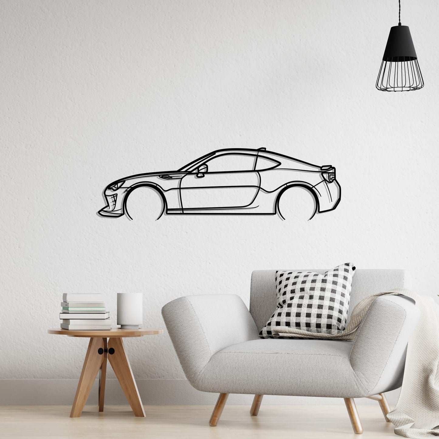 2019 Toyota 86 Metal Silhouette Metal Wall Art