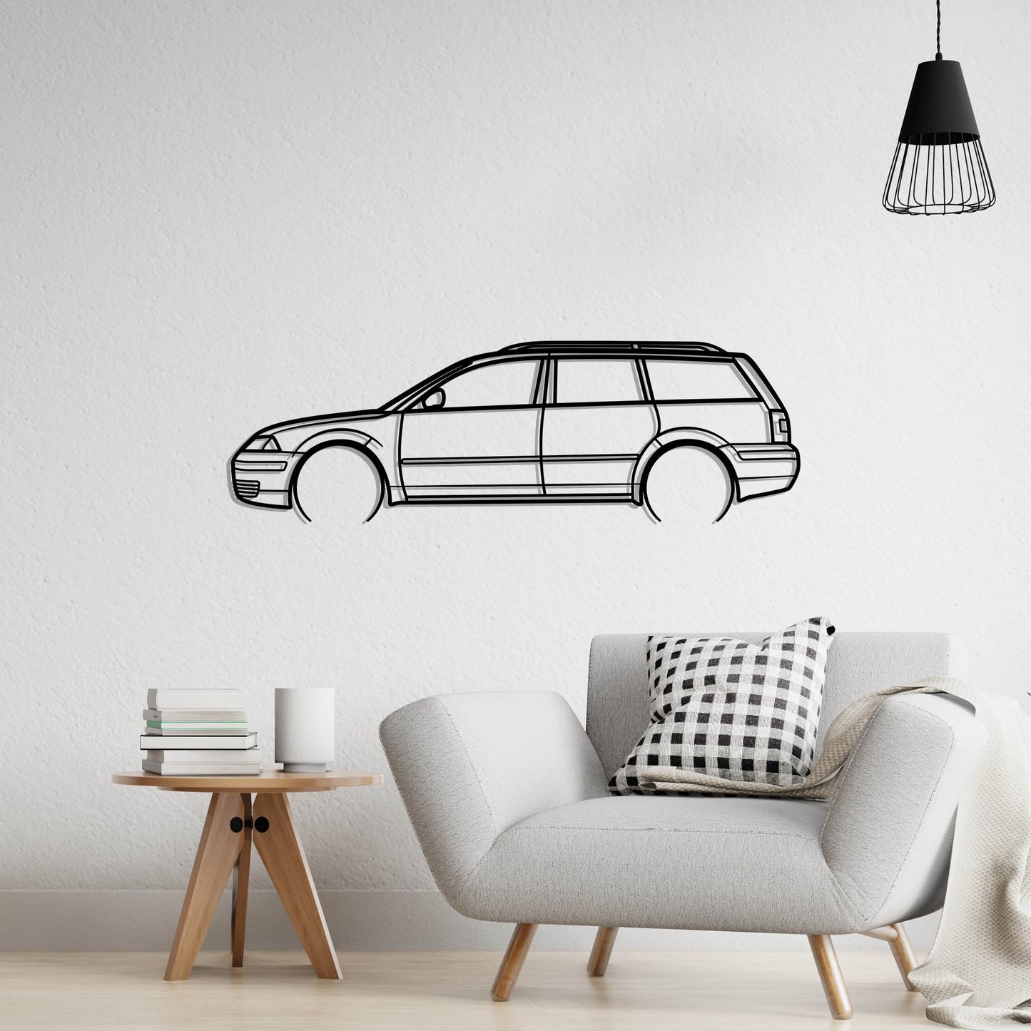 Volkswagen Passat B5.5 Type 3BG Metal Silhouette Metal Wall Art