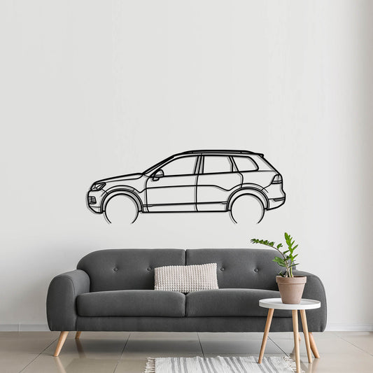 2014 Volkswagen Touareg 3.0 TDI Metal Silhouette Metal Wall Art