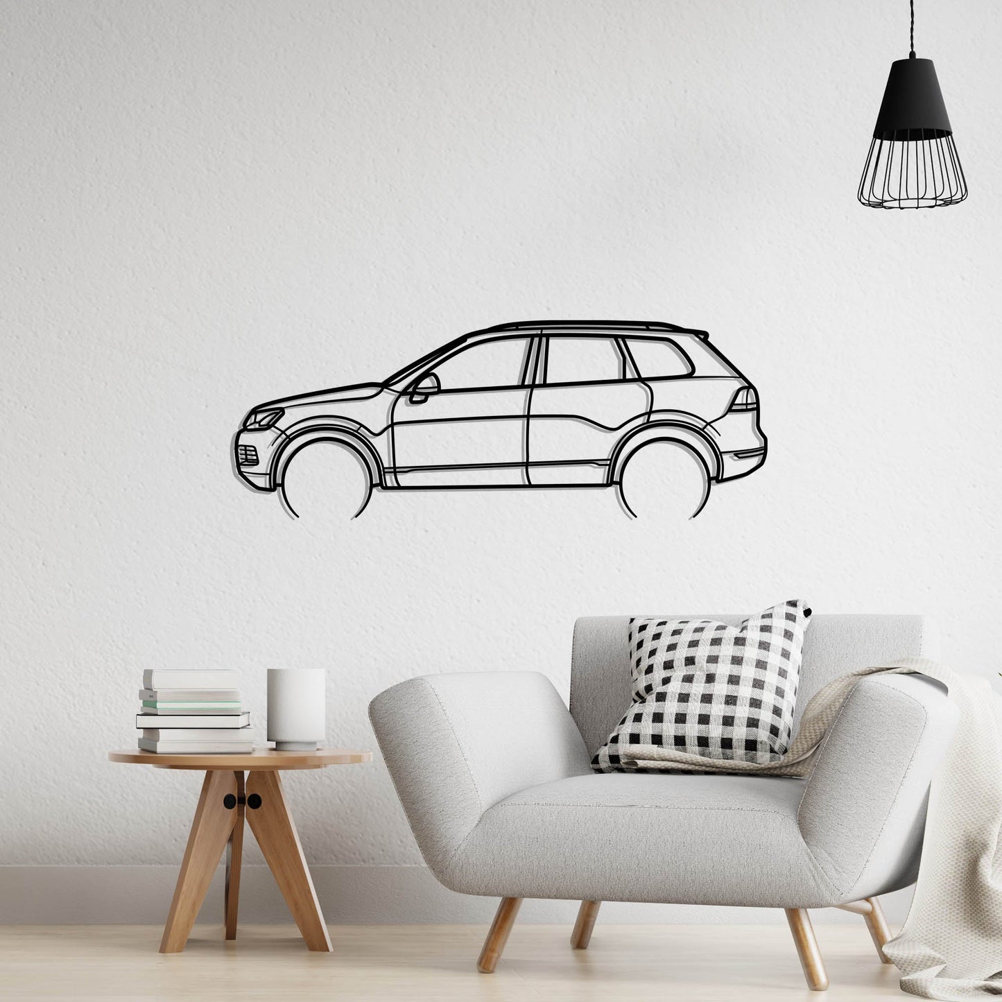 2014 Volkswagen Touareg 3.0 TDI Metal Silhouette Metal Wall Art