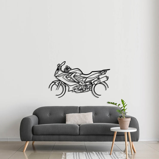 2019 BMW F 800 GT Metal Silhouette Metal Wall Art