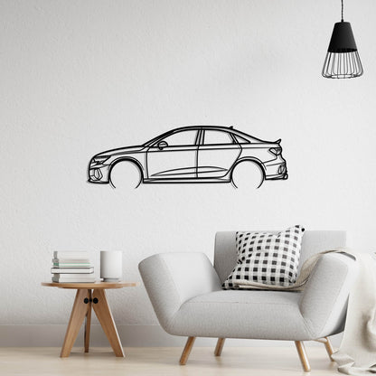 2020 Audi S3 8Y Metal Silhouette Metal Wall Art