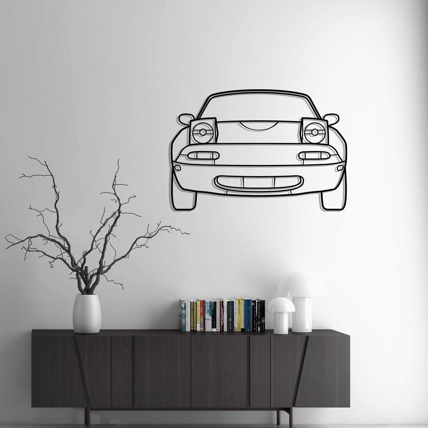 BMW M5 CS Front Metal Silhouette Metal Wall Art