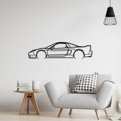 1992 Honda NSX-R Metal Silhouette Metal Wall Art