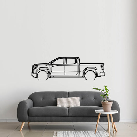 2017 GMC Sierra All Terrain Metal Silhouette Metal Wall Art