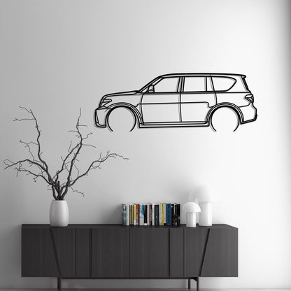 2016 Nissan Patrol Nismo Metal Silhouette Metal Wall Art