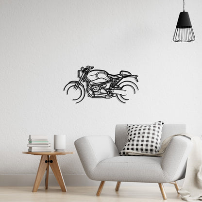 BMW R nineT Metal Silhouette Metal Wall Art