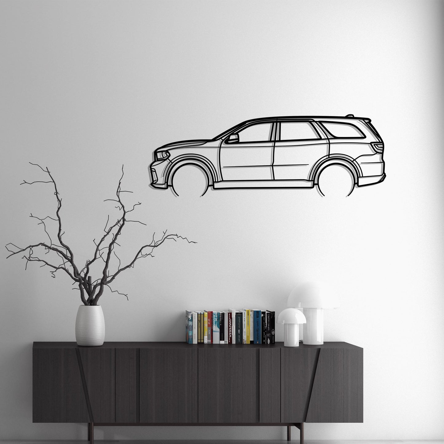 2018 Dodge Durango 392 SRT Metal Silhouette Metal Wall Art