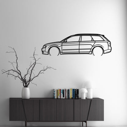 2004 Audi A4 Avant Metal Silhouette Metal Wall Art