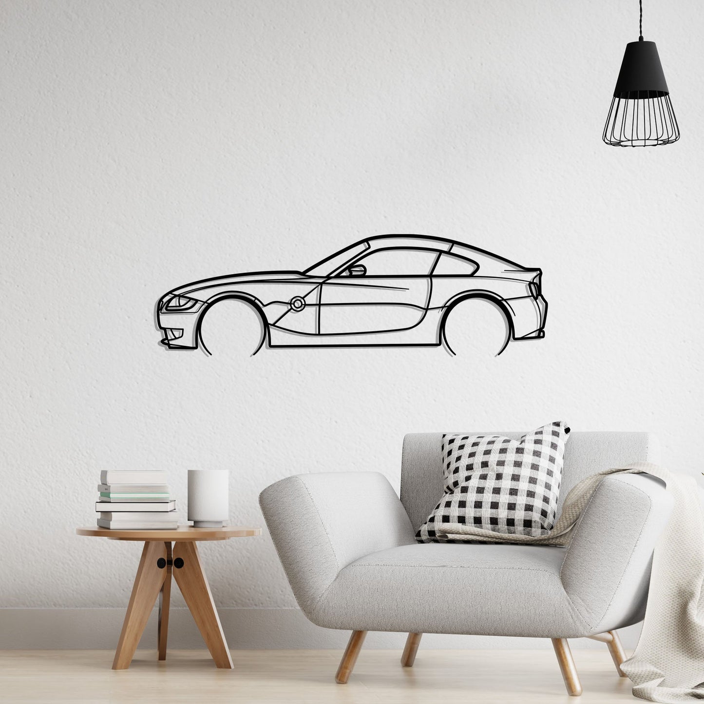 2006 BMW Z4 Metal Silhouette Metal Wall Art