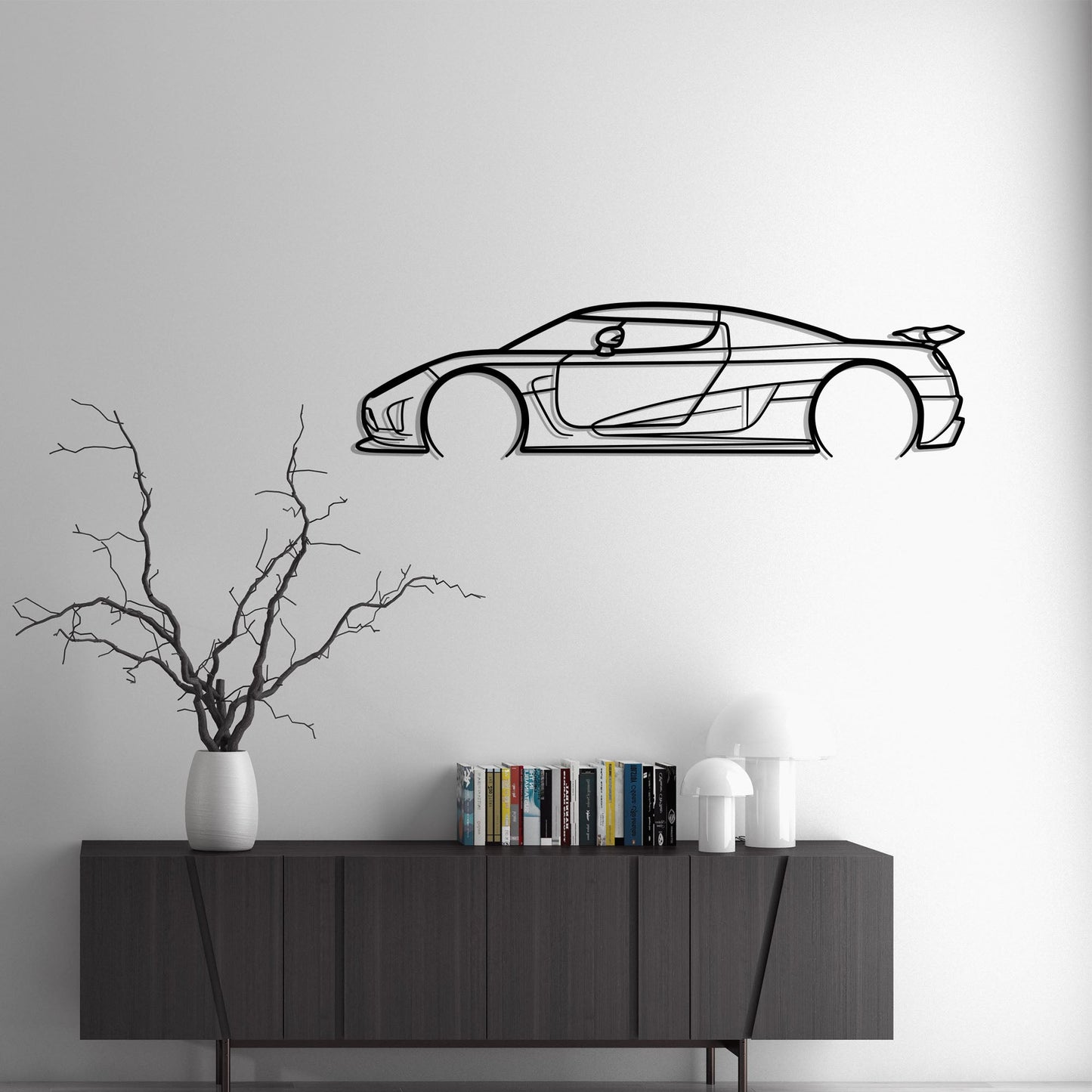 Koenigsegg Agera R Metal Silhouette Metal Wall Art