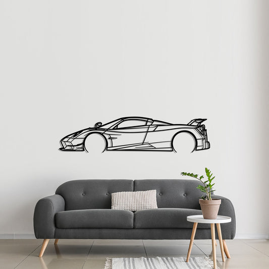 2019 Pagani Huayra Roadster BC Metal Silhouette Metal Wall Art