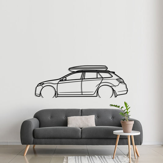 2011 Honda Accord Type S Wagon Metal Silhouette Metal Wall Art