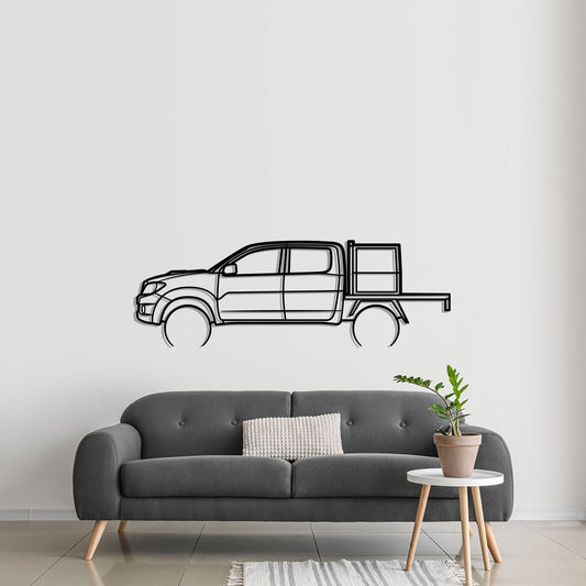 2009 Toyota Hilux Metal Silhouette Metal Wall Art