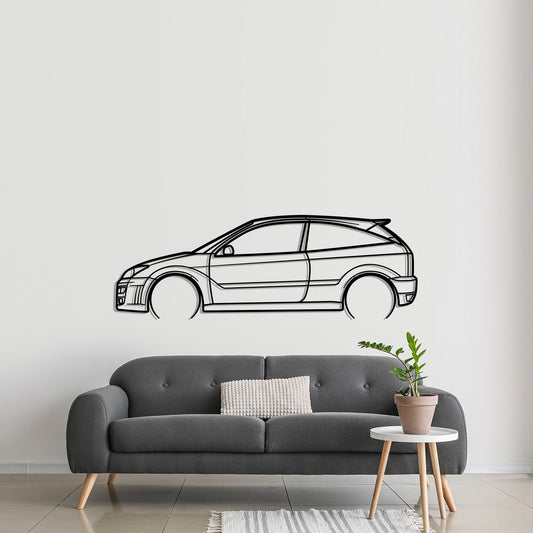 2003 Ford Focus RS MK1 Metal Silhouette Metal Wall Art