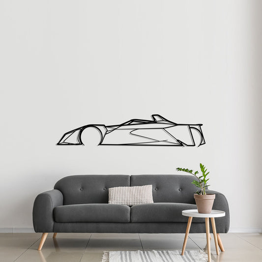 Nissan Ariya Single Seater Concept Metal Silhouette Metal Wall Art