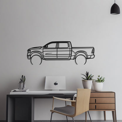 RAM 1500 Laramie Metal Silhouette Metal Wall Art