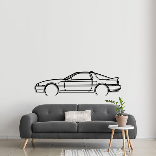 Toyota Supra MK3 Metal Silhouette Metal Wall Art