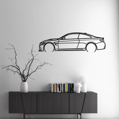 2016 BMW M4 Metal Silhouette Metal Wall Art