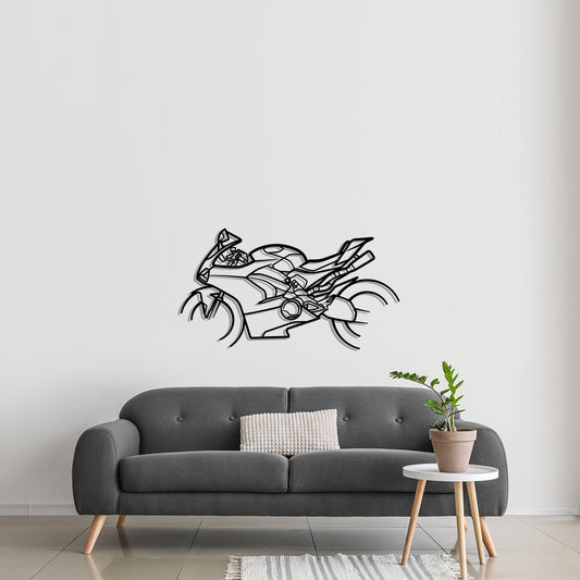 Ducati Panigale V4 Metal Silhouette Metal Wall Art